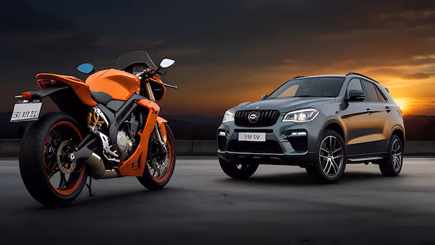 Automóviles y motocicletas asegurados